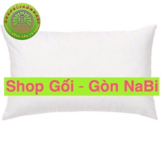 Ruột gối 50x70 ( 1 gối ) có dây kéo gòn bi  - gòn xơ ( hàng có sẵn) êm - phồng dùng cho gia đình - khách sạn giá rẻ