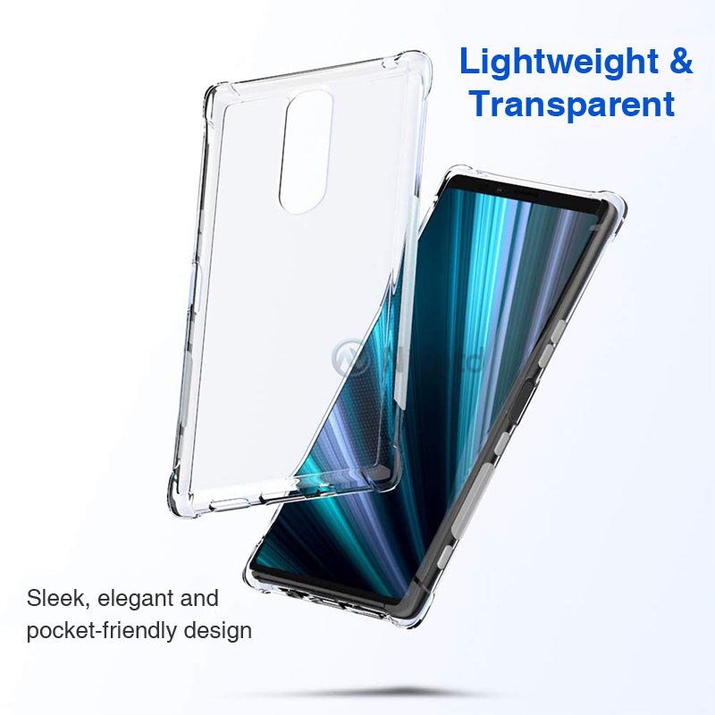 Ốp điện thoại TPU silicon trong suốt siêu mỏng cho Sony Xperia 1 10 Plus L3 Xz3 Xz2 Xz Xz1 Xa1