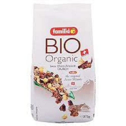 Ngũ Cốc Sạch Hỗn Hợp Vị Sô Cô La Organic Choco - Amaranth Crunch Hiệu Familia 375g