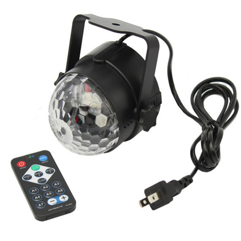Đèn led mini 3W  tạo hiệu ứng ánh sáng cho sàn nhảy - party- karaoke -cảm ứng ánh sáng DJ xoay -senvangshop