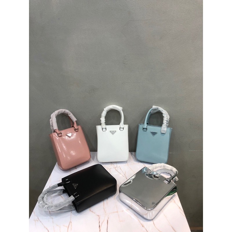 Túi xách/đeo chéo thời trang Prada mini tote da thật cao cấp