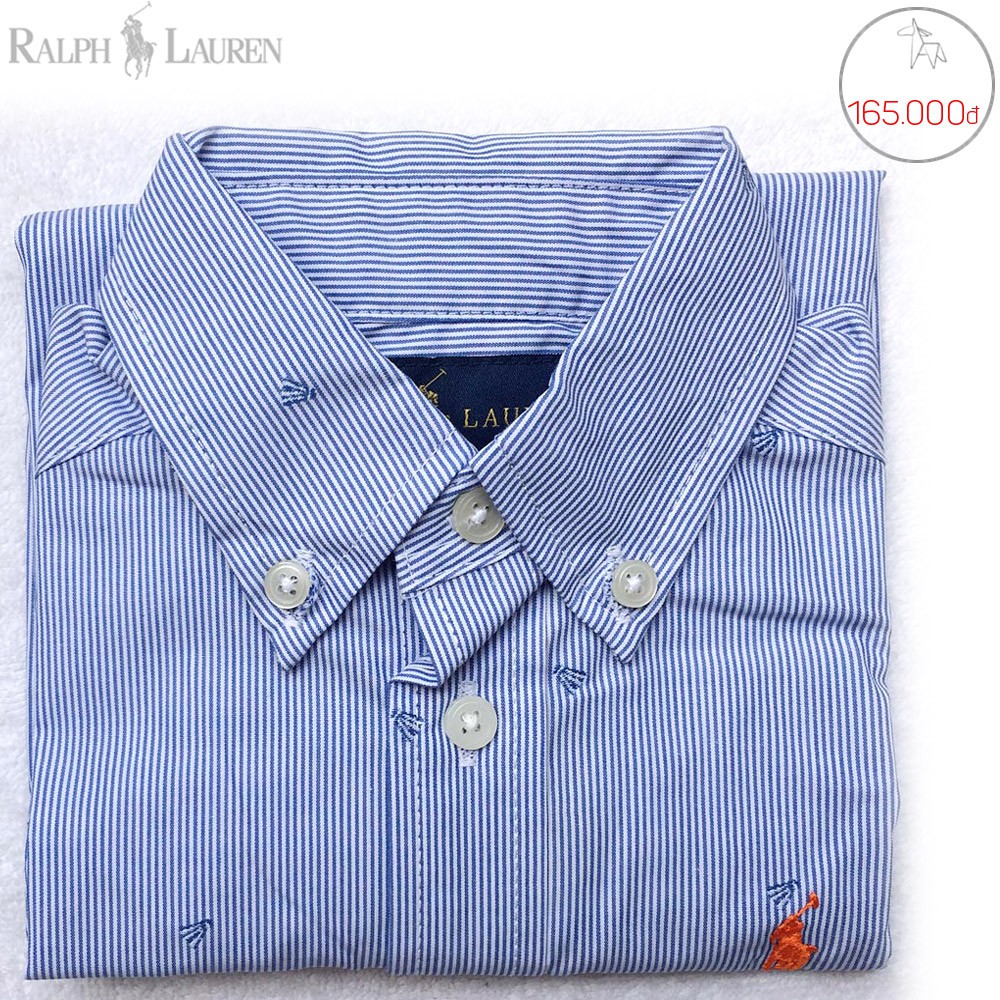 Áo sơ-mi tay dài Polo Ralph Lauren bé trai _ 165k. Hàng XK, made in vietnam chuẩn xịn