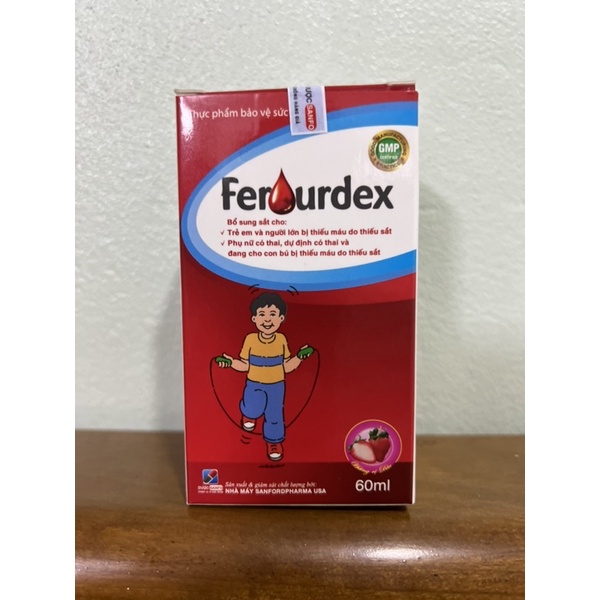 Ferourdex- bổ sung sắt cho người thiếu máu