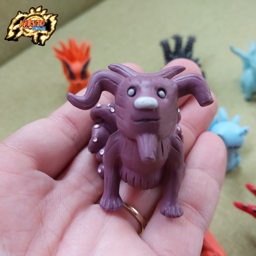 Mô hình Bát Vĩ Khổng Ngưu Naruto Hachibi Gyuki Một trong Cửu vĩ thú hoạt hình nhẫn giả Na Ru To 1524 9