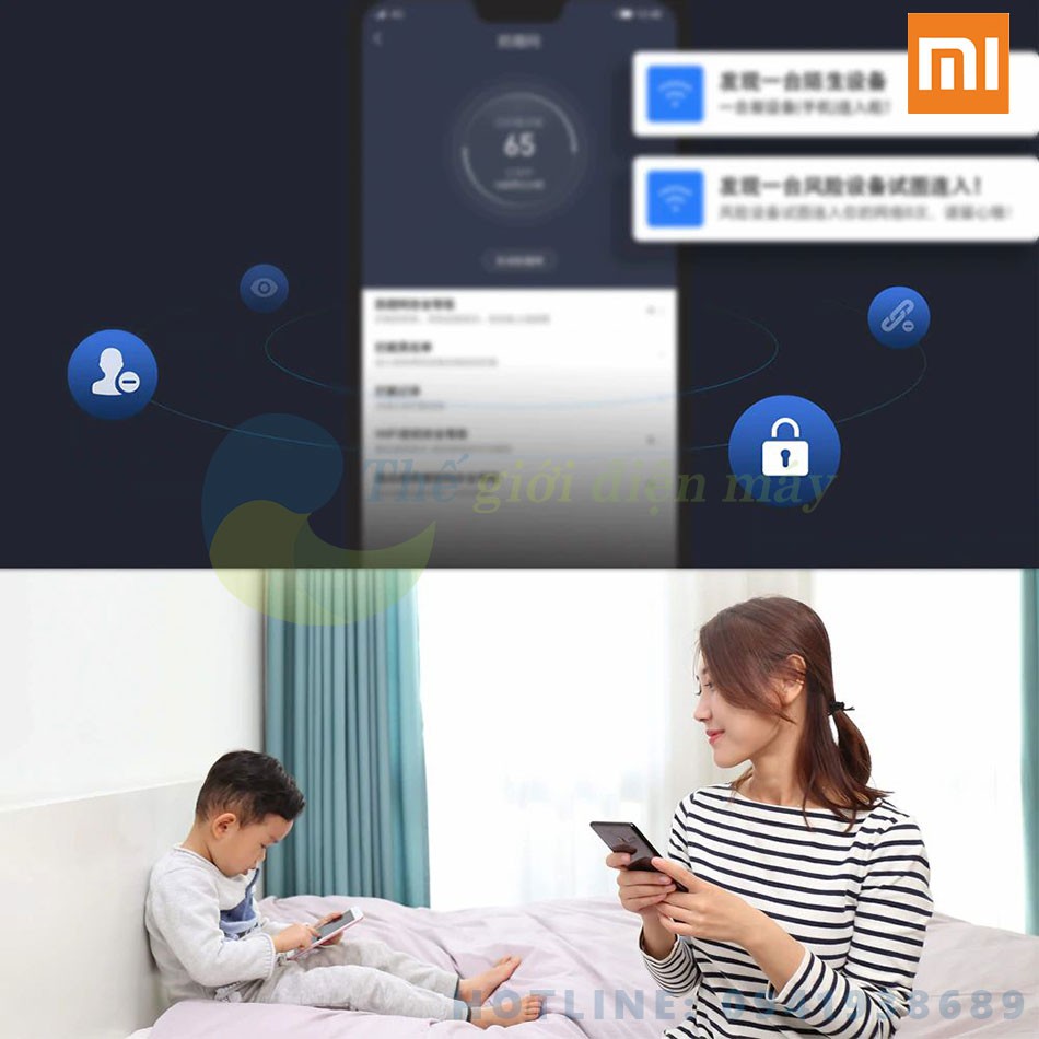 [Bản quốc tế] Bộ Phát Wifi Xiaomi Router 4A Công Suất 2.4 GHz và 5 Ghz 4 Angten 16MB ROM 64RAM DDR2