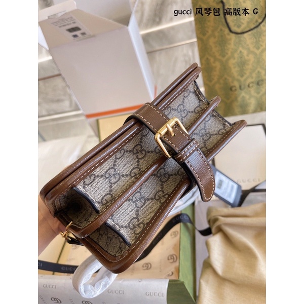 Túi đeo chéo nữ thương hiệu Gucci GG/GC Supreme Retro mẫu mới cao cấp da thật