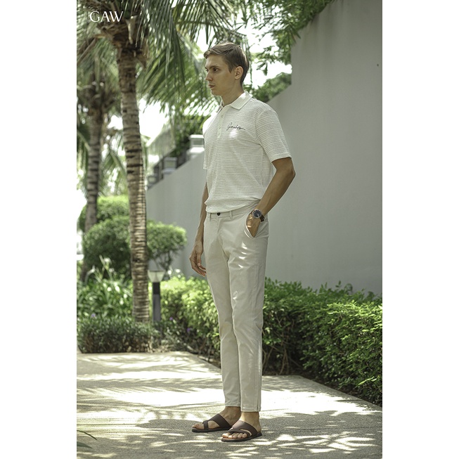 GAW dép Rio Slides Brown Code G218N