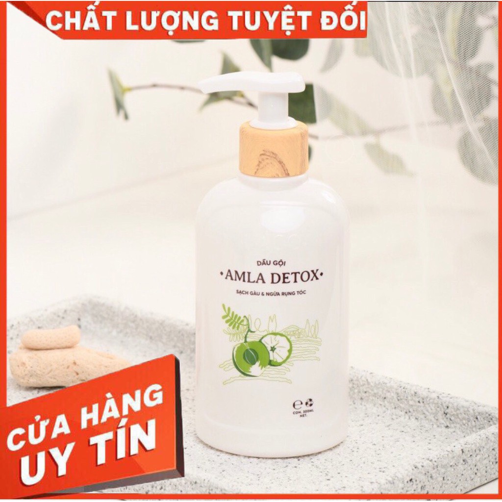 Dầu Gội AMLA DETOX Ngăn Dụng Tóc Gấp 5 Lần Cho Bạn Mái Tóc Dài Mượt