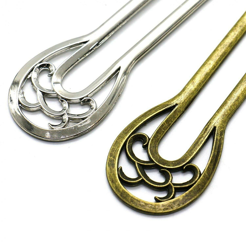 Trâm Cài Tóc Chữ U Hình Hoa Thời Trang Cho Nữ