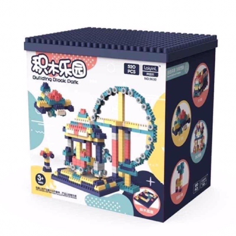 🍂 SALE 🍂 BỘ ĐỒ CHƠI LẮP RÁP XẾP HÌNH CHO BÉ, LEGO 520 CHI TIẾT