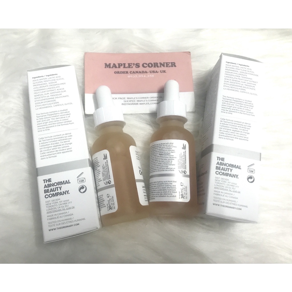 Serum Sáng Da The Ordinary Lactic Acid 10%