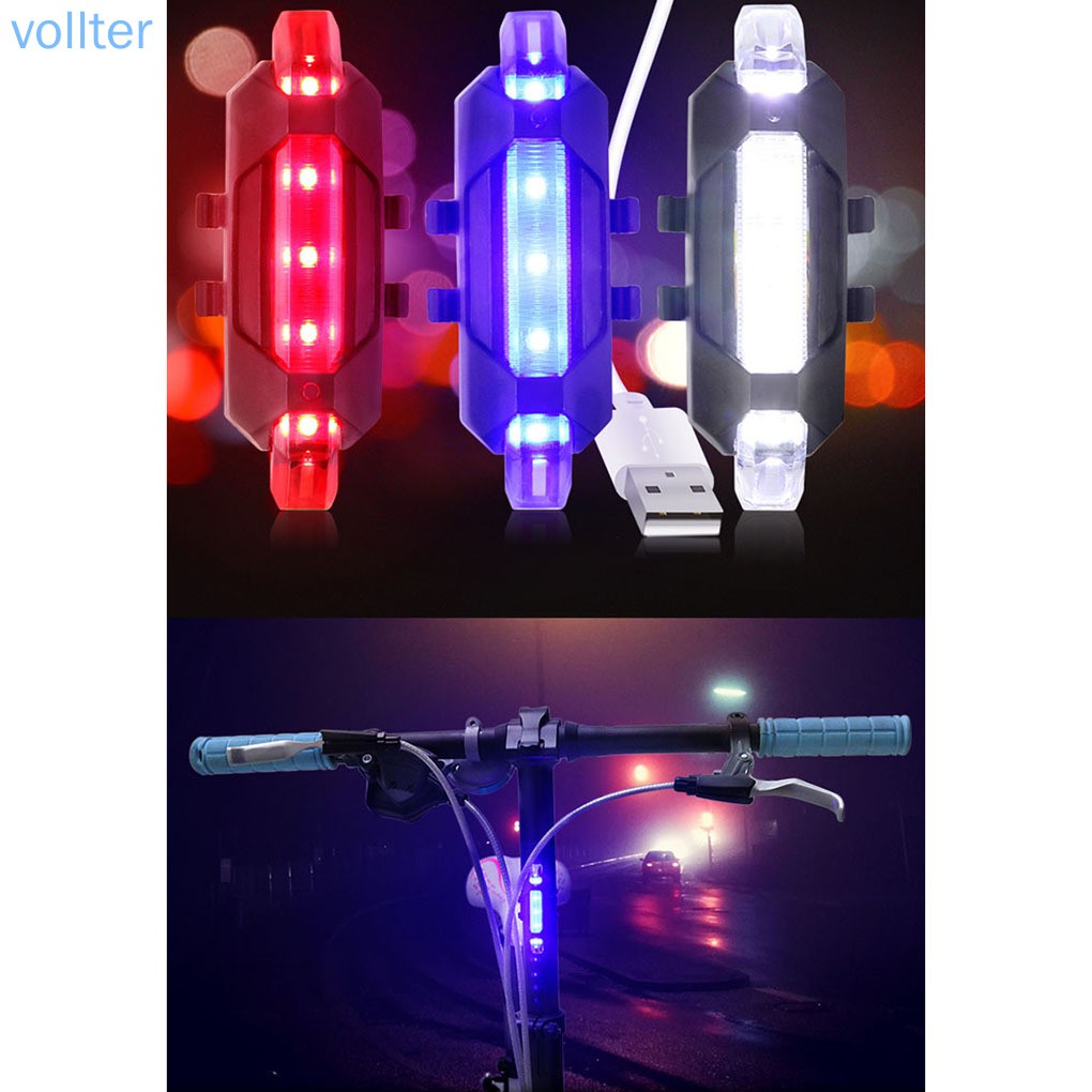Đèn Led 5 Bóng Gắn Đuôi Xe Đạp Chất Lượng Cao