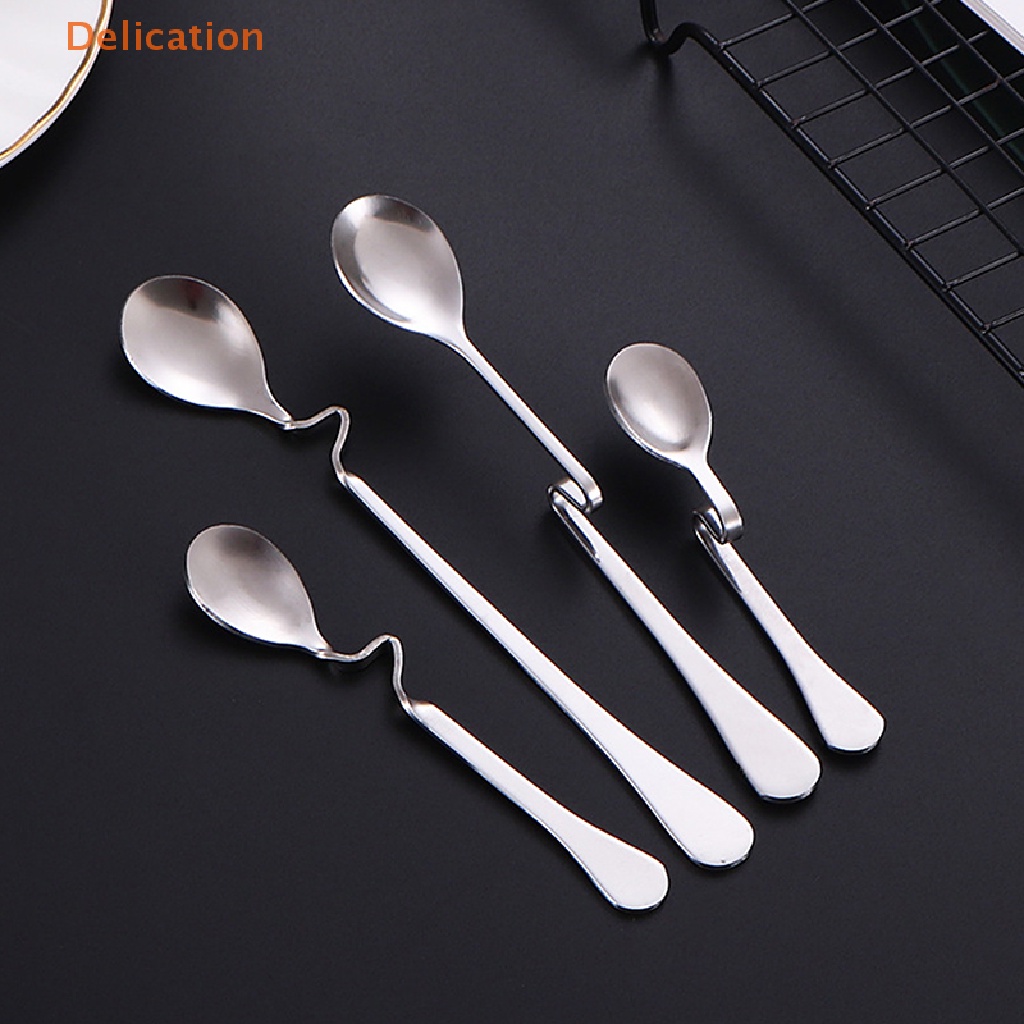 1 Muỗng Cà Phê Bằng Thép Không Gỉ Thiết Kế Độc Đáo