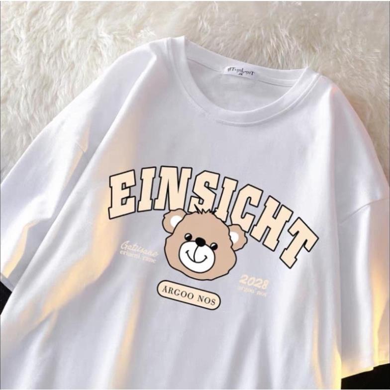 Áo Thun Cotton Khô 3158 Form Rộng Nam Nữ Unisex Form Rộng Nam Nữ EINSICHT