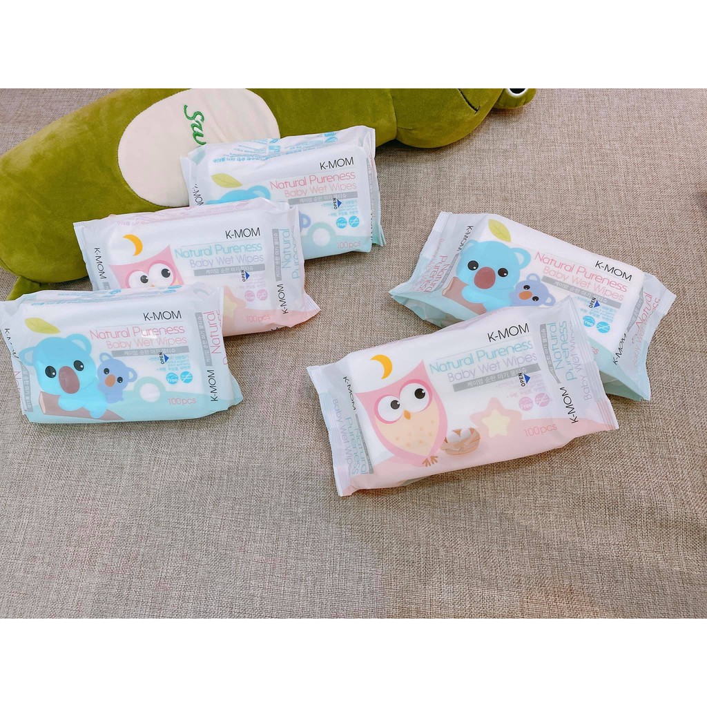 KHĂN ƯỚT CAO CẤP K-MOM HÀN QUỐC (30c)