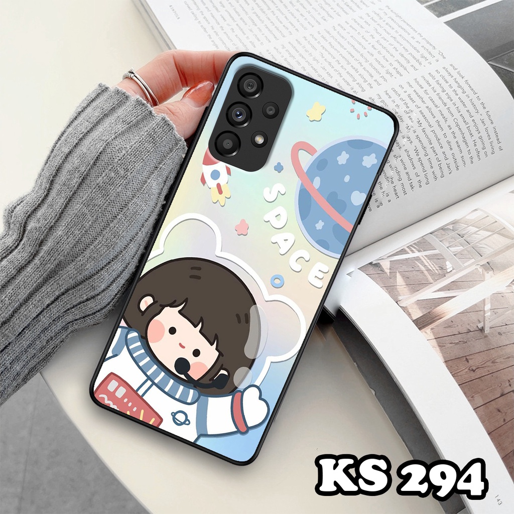 Ốp lưng Samsung M52 5G - Samsung M53 - Ốp in hình Ngân hà &amp; Roro Jumb - Lưng nhám viền TPU