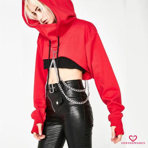 Áo Hoodie Nữ Phong Cách Gothic Punk