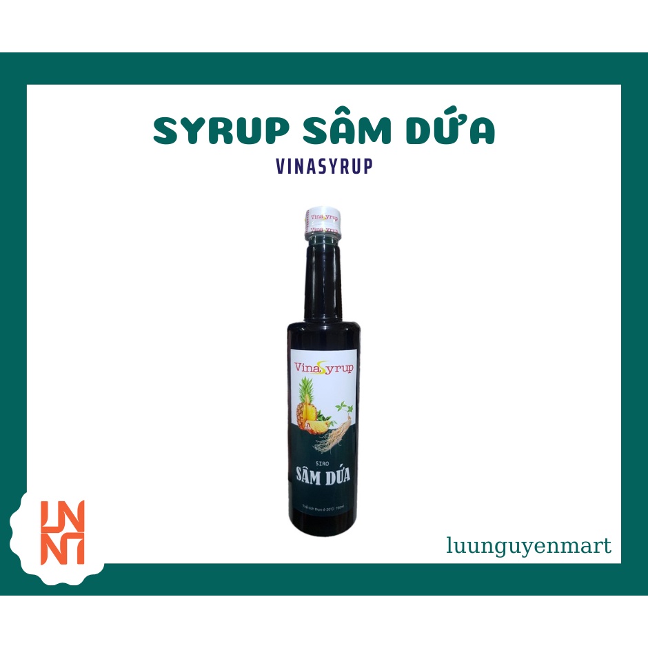 Siro/ Syrup Sâm Dứa Hiệu Vinasyrup Chai 750ml