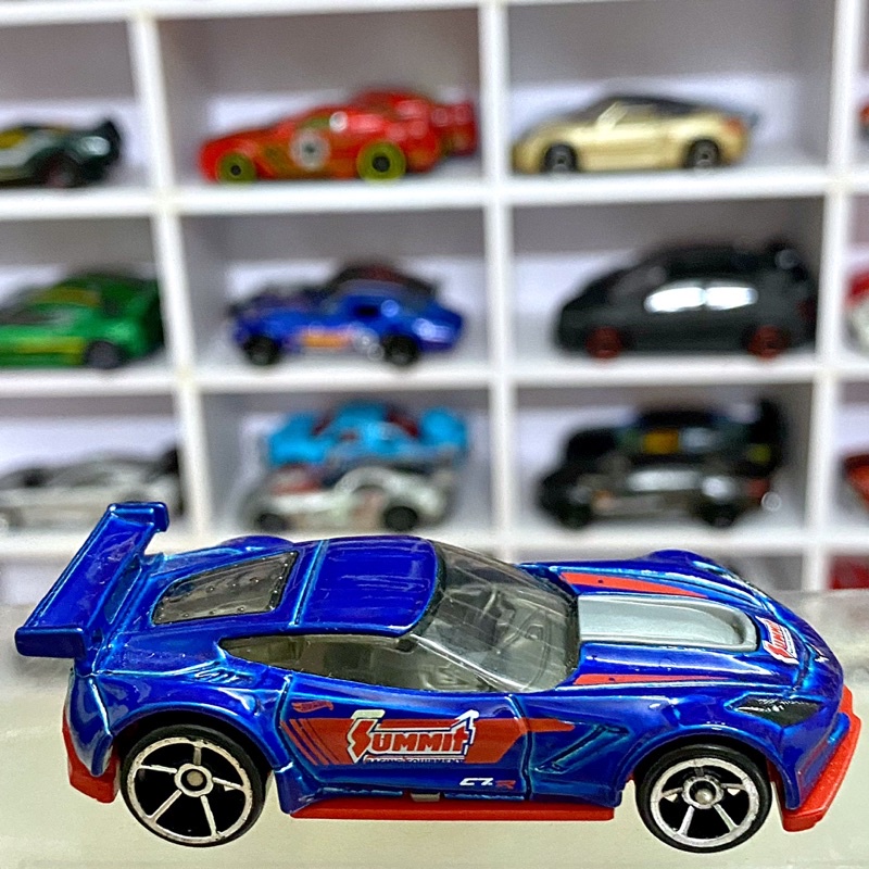 Xe mô hình Hot Wheels Loose CHEVY CORVETTE C7R Summit Racing tỉ lệ 1:64