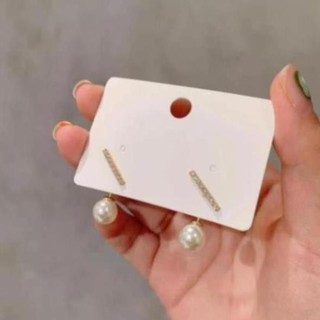 Sll hoa tai dáng dài đính ngọc trai nhân tạo ml88