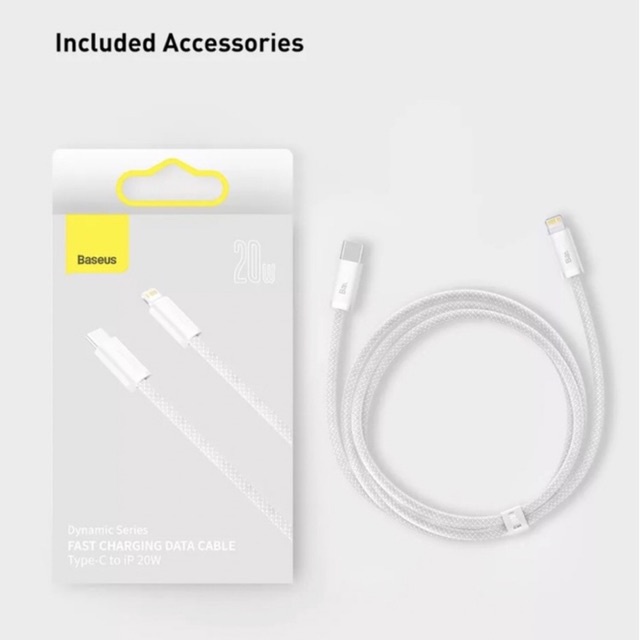 Cáp Sạc Nhanh 20W Baseus Dynamic Series- HSHOP