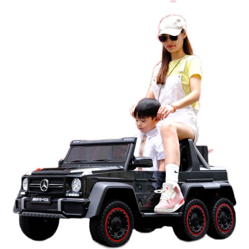 Xe ô tô  điện cho bé Mercedes G63 AMG-WF189 2 chân ga ghế to rộng có điều khiển từ xa