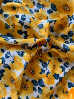 Vải lụa mango hoa vàng