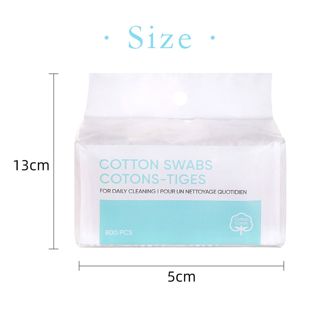 Tăm bông trang điểm loại Miniso 800 chiếc - Hàng chính hãng