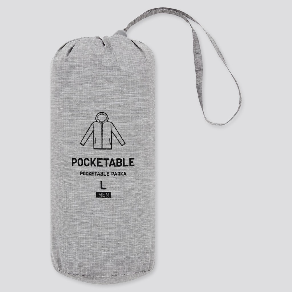 Áo khoác chống nắng nam Uniqlo 413975 vải dù Men Pocketable Parka | BigBuy360 - bigbuy360.vn