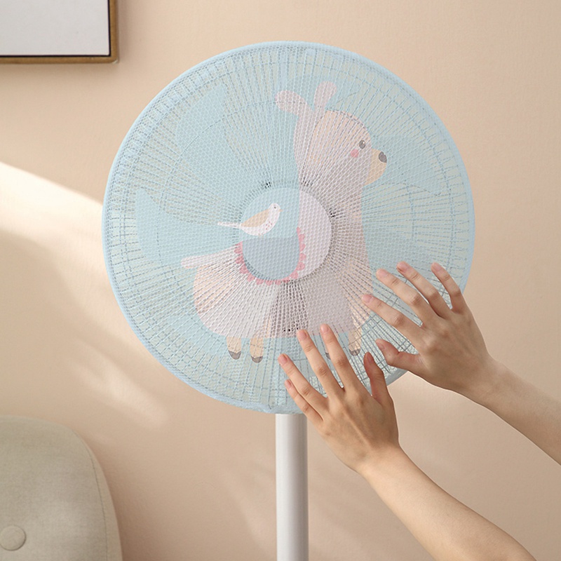 Vỏ Bọc Quạt Chống Bụi Có Dây Đeo Co Giãn Dễ Thương Cho Trẻ Em