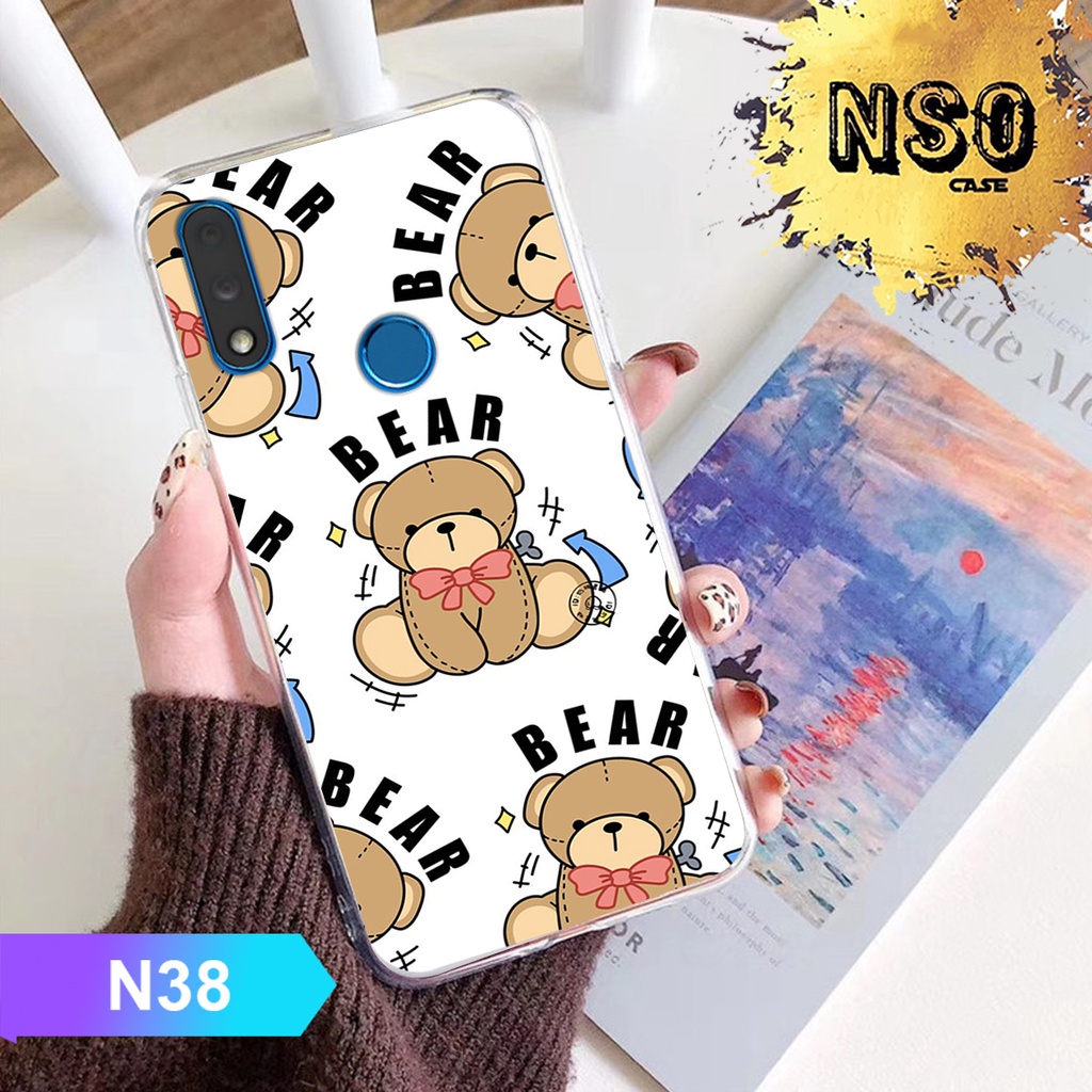 Ốp Lưng Vsmart Star 3 - Vsmart Star 4 In Hình họa tiết gấu dễ thương đẹp