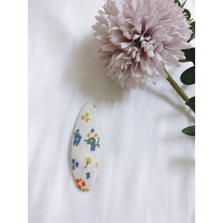Kẹp tóc bọc vải handmade hoa nhiều mẫu