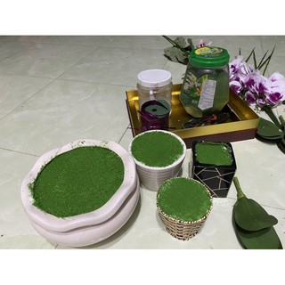 cỏ bột cỏ sợi trang trí