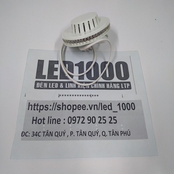 Đèn led xoay 7 màu - ĐÈN LED XOAY 7 MÀU ĐĨA BAY - MSP: 158