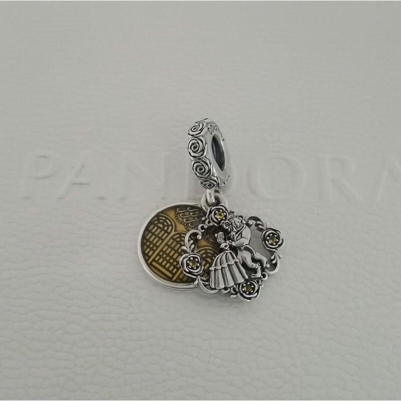 Charm treo giáng sinh, nhà du hành vũ trụ, người đẹp và quái thú bằng bạc 925 nhungsophie