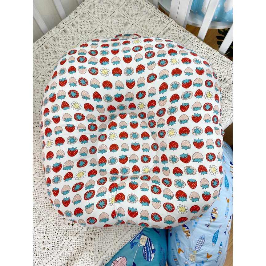 GỐI chống trào ngược 1,7kg bông vải thô kiện hàn quốc 70x70cm