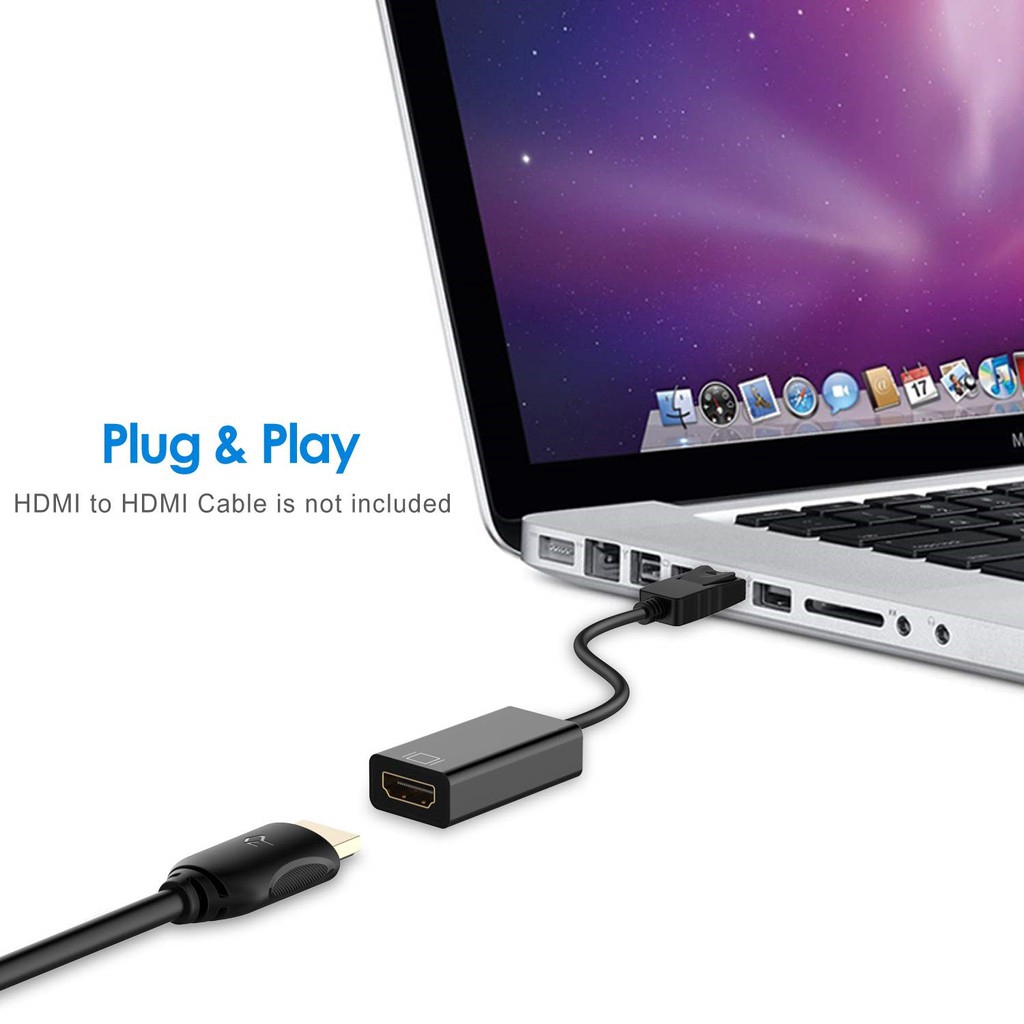 Cáp chuyển đổi từ cổng DP HDMI đực sang HDMI cái | BigBuy360 - bigbuy360.vn
