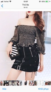 áo trễ vai nhũ hàng qc