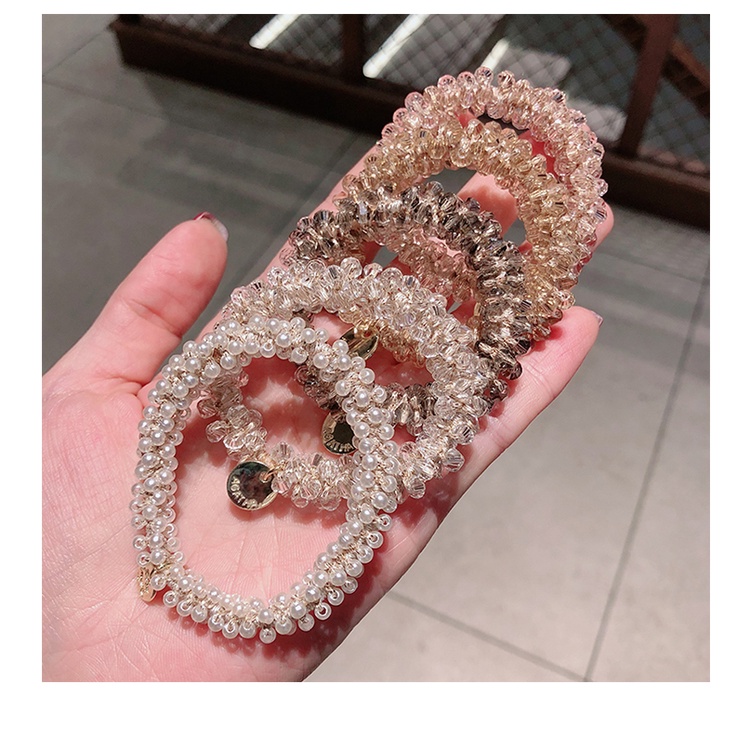 Dây buộc tóc pha lê có thể làm vòng đeo tay - Nalita shop