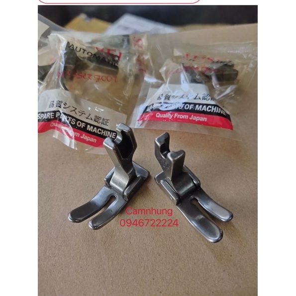 Chân vịt bản lớn P127 may vải jean sử dụng cho máy may 1 kim công nghiệp