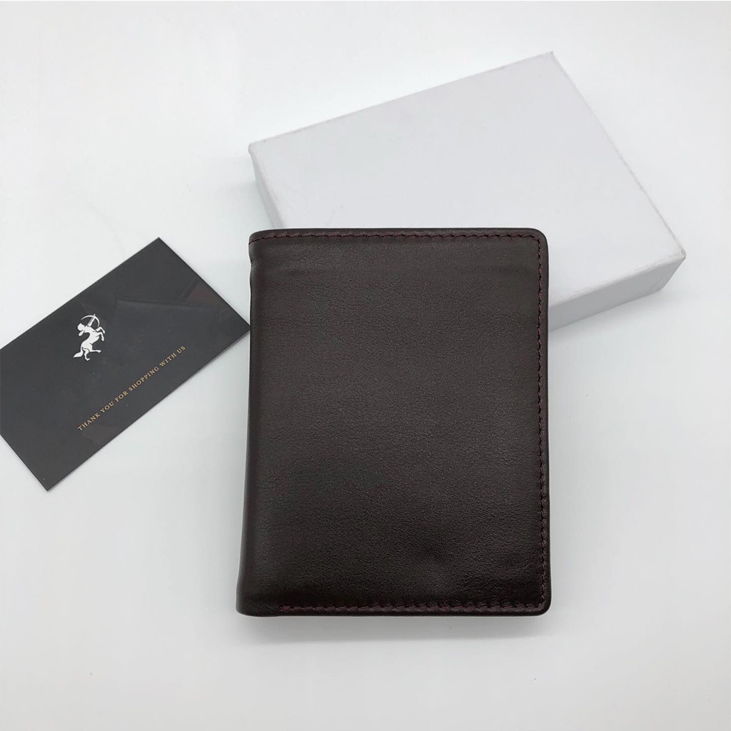 Ví nam da bò nguyên tấm dáng đứng thương hiệu N&amp;L Leather độ bền trên 6 năm