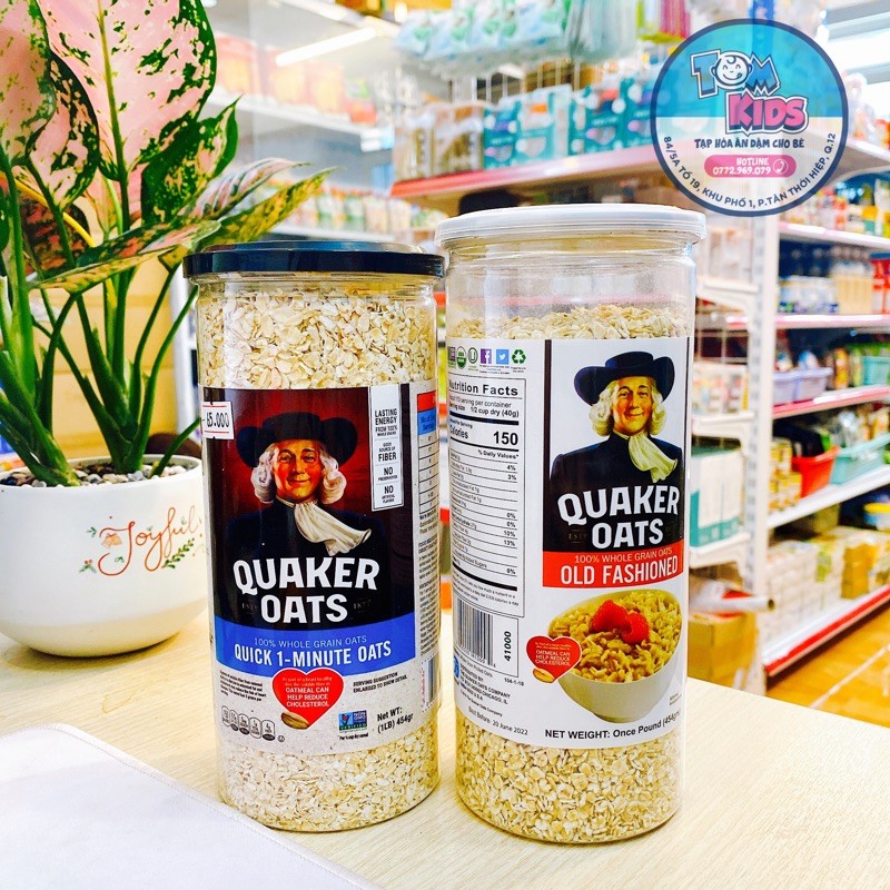 Yến mạch hủ 454gram Mỹ hữu cơ thơm ngon date 11/2021