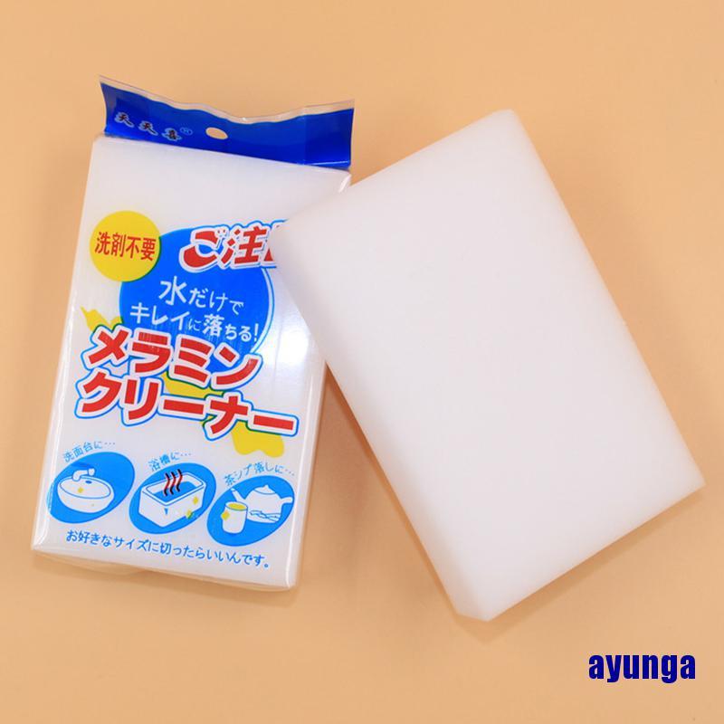 (ayunga) Melamine Foam MAGIC SPONGE Eraser Cleaning Block MultI Cleaner Easily Use 1PCS