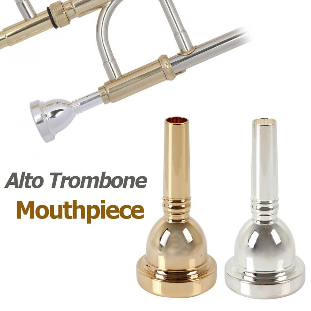 Miệng Thổi Kèn Saxophone 6.5Al Alto Trombone Bằng Bạc / Vàng