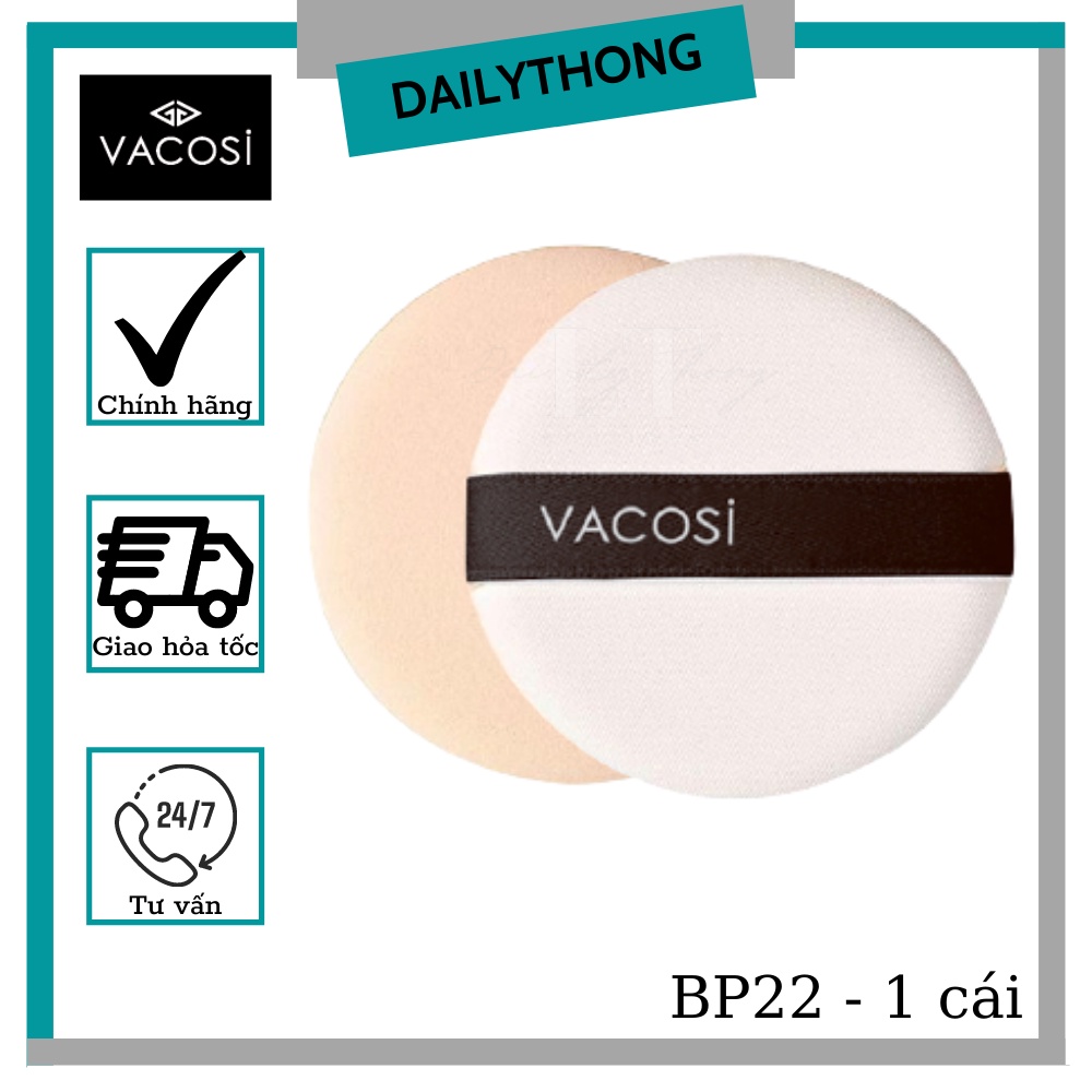 Bông cushion Vacosi​ BP22 tròn cỡ tiêu‎ chuẩn