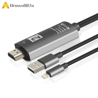 Cáp sạc hdmi cable usb support 1080p adapter for mobile iphone ipad to hdmi cable