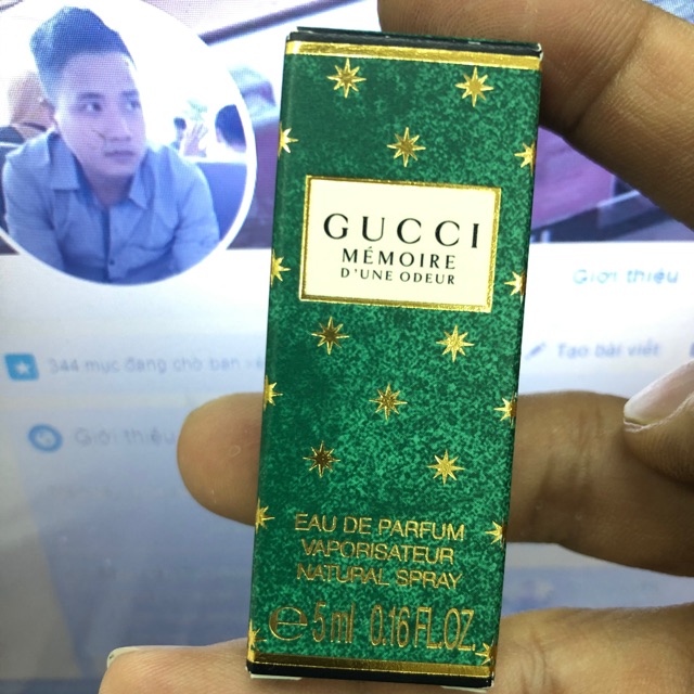 GUCCI MEMOIRE NƯỚC HOA MINI