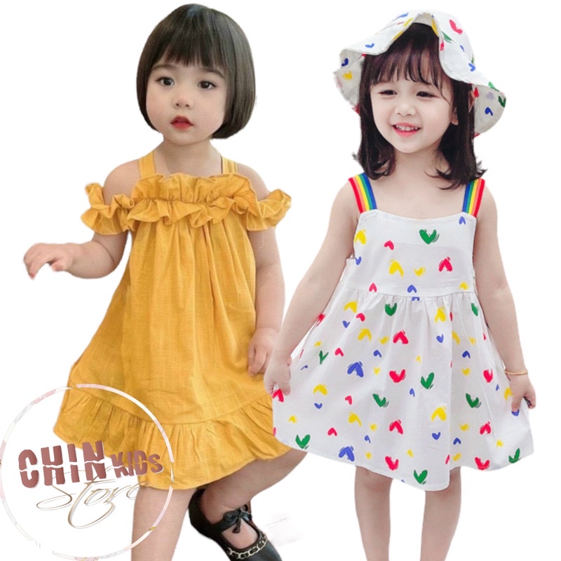 Váy đầm / bộ 2 dây cho bé gái xinh đáng yêu [V2]