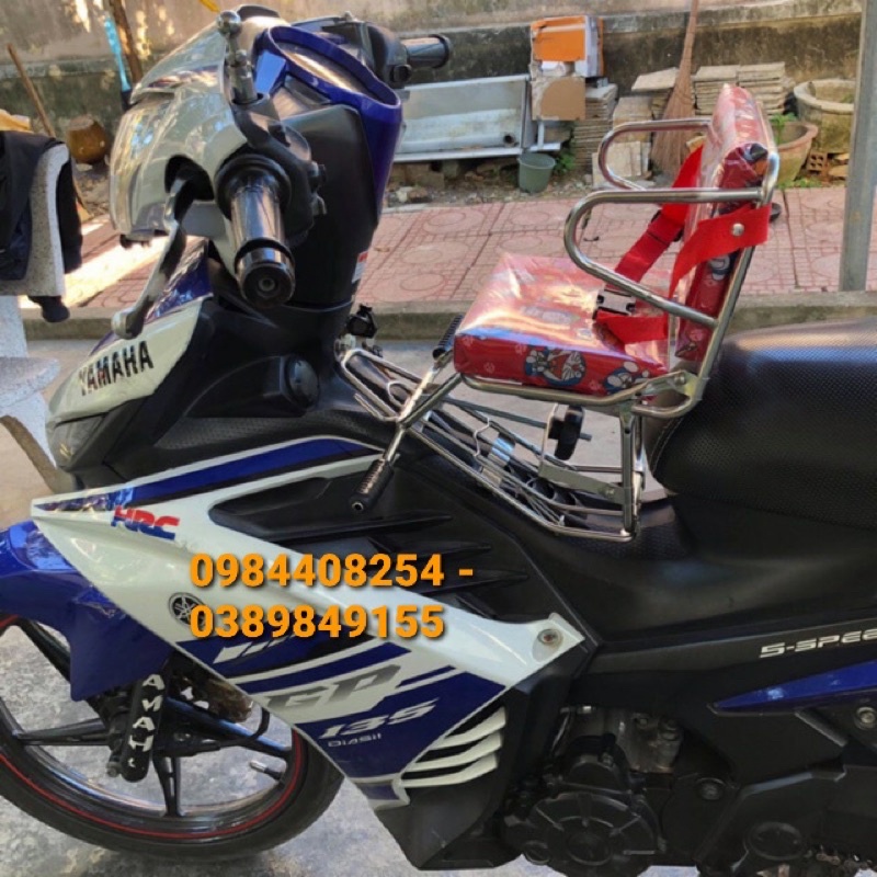 Ghế ngồi xe máy cho bé xe Winner , Exciter  có dây đai an toàn