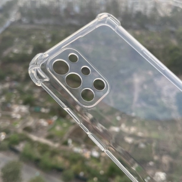 Ốp lưng dẻo chống sốc cho Oneplus 9R Silicon gờ cao 4 góc trong suốt